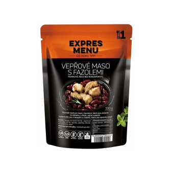 Expres Menu Maso vepřové s fazolemi - 1 porce - 300g