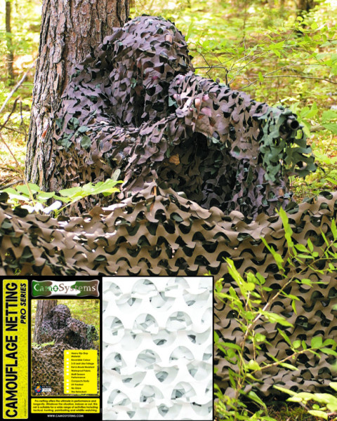 Síť maskovací CRAZY CAMO PRO BÍLÁ 2,4x3m