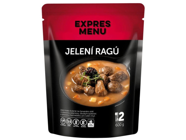 Expres Menu Jelení ragú - 2 porce - 600g