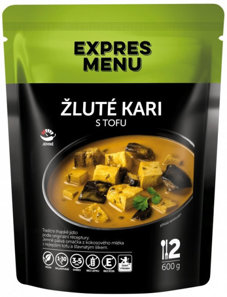 Expres Menu Žluté kari s tofu - 2 porce - 600g