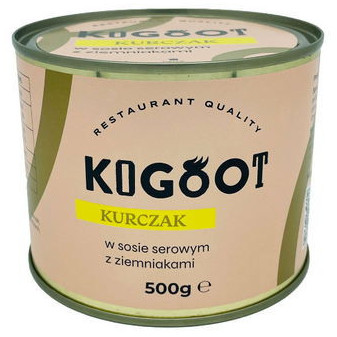 Konzerva Kogoot - Kuře v sýrové omáčce s bramborem - 500g