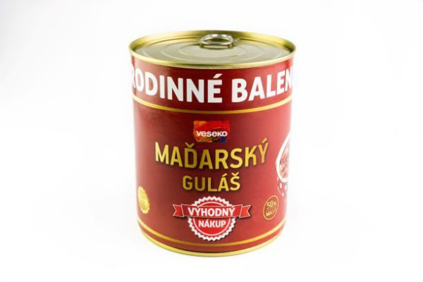 Maďarský guláš  - rodinné balení - Veseko -  800g