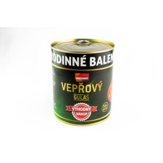 Vepřový guláš  - rodinné balení - Veseko - 800g