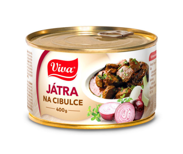 Játra na cibulce -1 porce - Viva - 400g