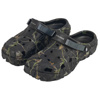 Nazouváky gumové SMILODON, černá lesní kamufláž, 39